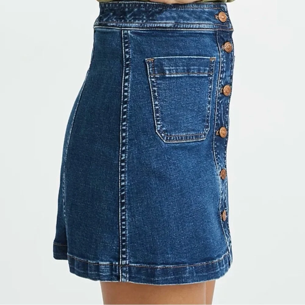 Madewell Denim A-Line Skirt - Picture 3 of 7